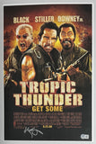 Ben Stiller Signed Tropic Thunder 12x18 Movie Poster Photo Autograph Beckett COA