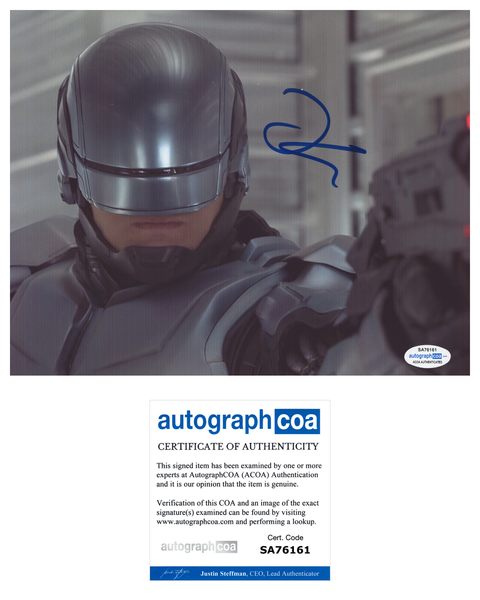 Joel Kinnaman Signed Autographed 8x10 Photo Suicide Squad Actor ACOA COA