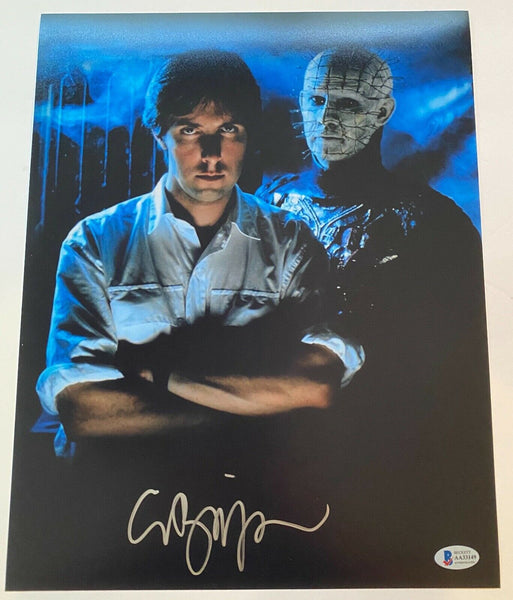 Clive Barker Signed Autograph 11x14 Photo Poster Hellraiser Horror Beckett COA