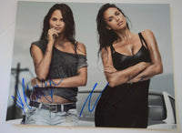 Chrissy Teigen & Irina Shayk Signed Autographed 11x14 Photo SI Models COA VD