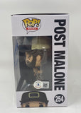 Post Malone Signed Autographed Funko Pop Rocks Figure #254 Beckett COA