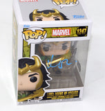 Matt Damon Signed Funko Pop Loki Agent of Asgard Thor Avengers Autograph BAS COA