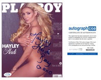 Hayley Heidi Bray Signed Autographed 8x10 Photo Sexy Model ACOA COA