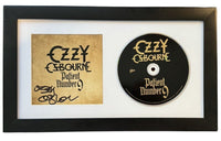 Ozzy Osbourne Signed Autograph Patient Number 9 CD Framed Black Sabbath COA