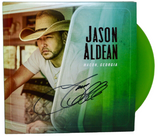 Jason Aldean Signed Autographed Macon Georgia Vinyl Album 3x LP Beckett COA