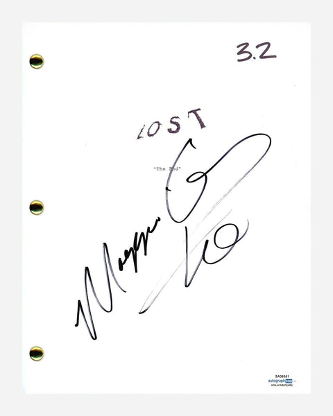Maggie Grace Signed Autographed Lost The End Episode Script Finale ACOA COA