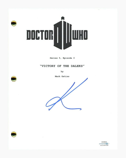Karen Gillan Signed Autographed Doctor Who Victory Of The Daleks Script ACOA COA