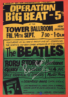 Pete Best Signed Autographed 12x18 Photo Poster The Beatles 1961 Exact Proof