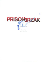 Dominic Purcell Signed Autographed PRISON BREAK Pilot Episode Script COA AB