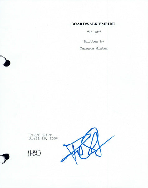 Paul Sparks Signed Autograph BOARDWALK EMPIRE Pilot Episode Script COA VD