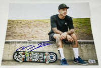 Nyjah Huston Signed Autographed 11x14 Photo Olympics Skateboarder Beckett COA