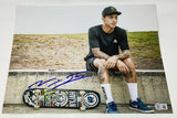 Nyjah Huston Signed Autographed 11x14 Photo Olympics Skateboarder Beckett COA