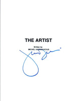 Jean Dujardin Signed Autographed THE ARTIST Full Movie Script COA VD