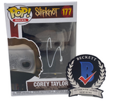 Corey Taylor Slipknot Signed Autographed Funko Pop Figure #177 Proof Beckett COA