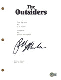 Ralph Macchio Signed Autograph The Outsiders Movie Script Screenplay Beckett COA