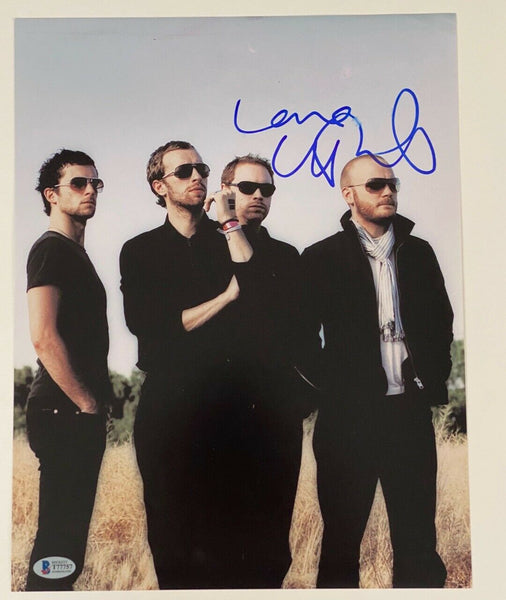 Chris Martin Signed Autographed 11x14 Photo COLDPLAY BAS Beckett COA