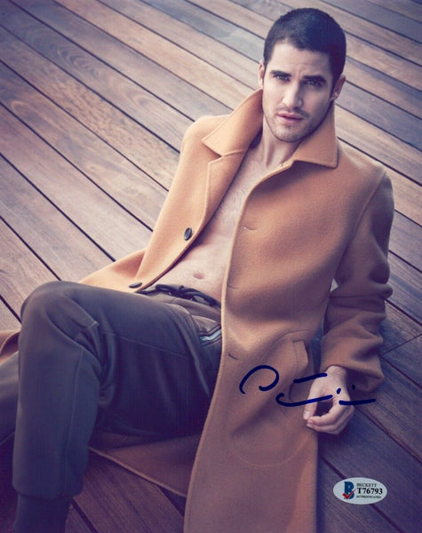 Darren Criss Signed Autograph 8x10 Photo Hollywood Glee Actor Beckett BAS COA