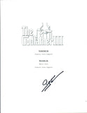 George Hamilton Signed Autographed THE GODFATHER PART III 3 Movie Script COA