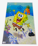 Tom Kenny Signed Autograph Spongebob Squarepants 12x18 Poster Photo Beckett COA