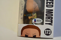 Dan Harmon Signed Rick and Morty WEAPONIZED MORTY Funko Pop Figure Beckett COA