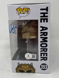 Emily Swallow Signed Funko Pop  Mandalorian The Armorer Star Wars Autograph BAS