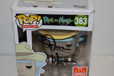 Dan Harmon Signed Autograph Rick and Morty WESTERN RICK 363 Funko Pop Figure COA