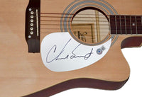 Chad Smith Red Hot Chili Peppers Signed Autographed Acoustic Guitar Beckett COA