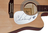 Chad Smith Red Hot Chili Peppers Signed Autographed Acoustic Guitar Beckett COA
