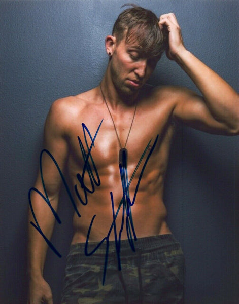 Matt Steffanina Signed Autographed 8x10 Photo Shirtless Pose COA