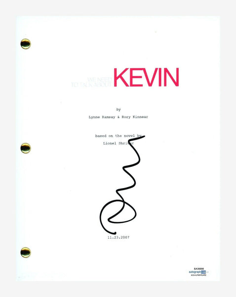 Tilda Swinton Signed Autograph WE NEED TO TALK ABOUT KEVIN Movie Script ACOA COA