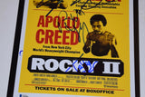 ROCKY II Cast Signed 11x17 Poster Sylvester Stallone Shire Young PSA/DNA COA