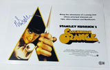 Malcolm McDowell Signed A Clockwork Orange 12x18 Movie Poster Beckett COA