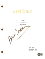 Aaron Sorkin Signed Autograph The West Wing Pilot Script Screenplay Beckett COA