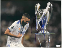 Karim Benzema Signed Autograph 11x14 Photo Real Madrid France Soccer JSA COA