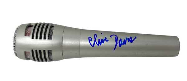 Clive Davis Signed Microphone Rock & Roll Hall of Fame Producer Beckett COA