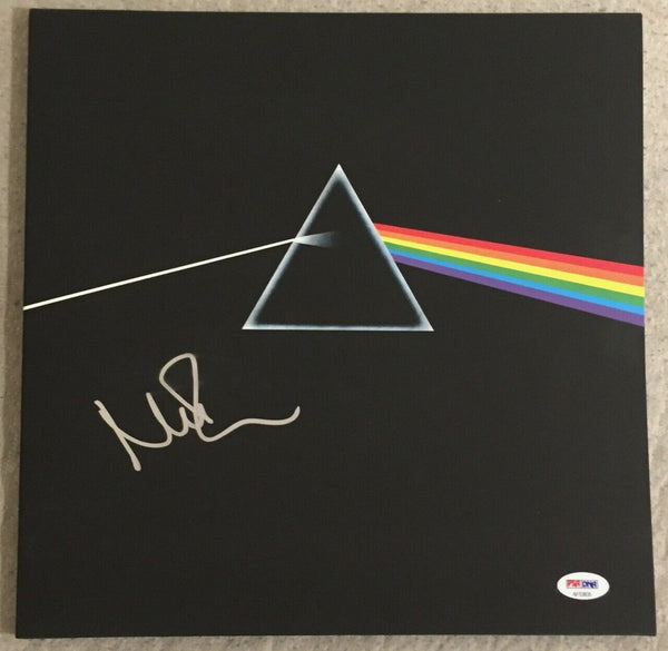 Nick Mason Signed Pink Floyd DARK SIDE OF THE MOON Record Album LP PSA/DNA COA