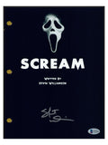 Skeet Ulrich Signed Autographed Scream Movie Script Proof Beckett BAS COA