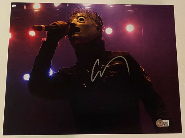 Corey Taylor Signed Autograph 11x14 Photo Slipknot Stone Sour Proof Beckett COA