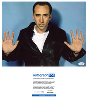 Nicolas Cage Signed Autographed 11x14 Photo Moonstruck Ghost Rider ACOA COA
