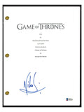 Nikolaj Coster Waldau Signed Autograph GAME OF THRONES Pilot Script Beckett COA
