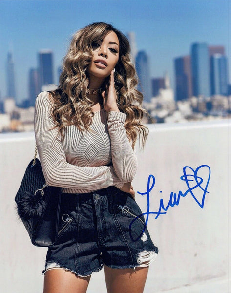 Liane V LianeV Signed Autograph 8x10 Photo Hot Sexy Instagram Model Singer COA