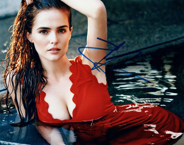 Zoey Deutch Signed Autograph 8x10 Photo Hot Sexy Actress COA