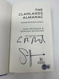 Sam Heughan Graham McTavish Signed Clanlands Almanac Book Outlander Beckett COA