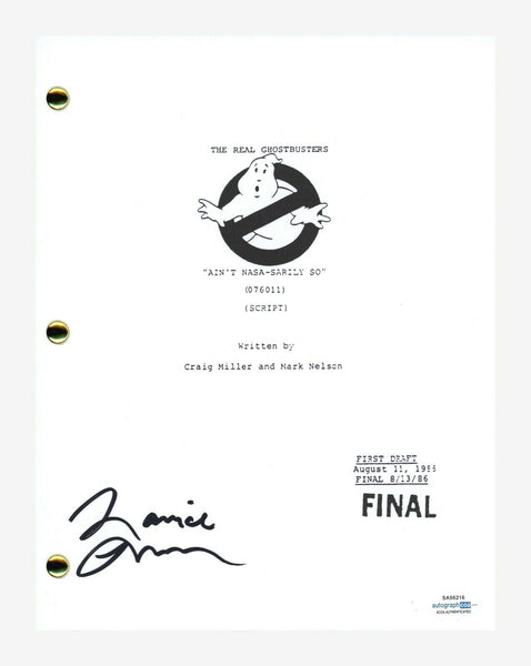Maurice LaMarche Signed Autograph The Real Ghostbusters Episode Script ACOA COA