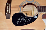 Post Malone Signed Autographed Acoustic Guitar Hollywood's Bleeding Beckett COA