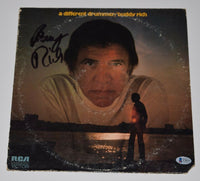 Buddy Rich Signed Autograph A DIFFERENT DRUMMER Record Album Sinatra Beckett COA