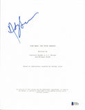 Andy Serkis Signed Autographed STAR WARS THE FORCE AWAKENS Movie Script BAS COA