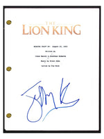 Jeffrey Katzenberg Signed Autographed THE LION KING Movie Script Disney COA