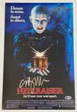 Clive Barker Signed Autographed Hellraiser 11x17 Movie Poster Photo Beckett COA