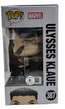 Andy Serkis Signed Funko Pop Ulysses Klaue Black Panther Autograph Beckett COA